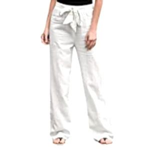 High-waisted lounge/beach pants with belt